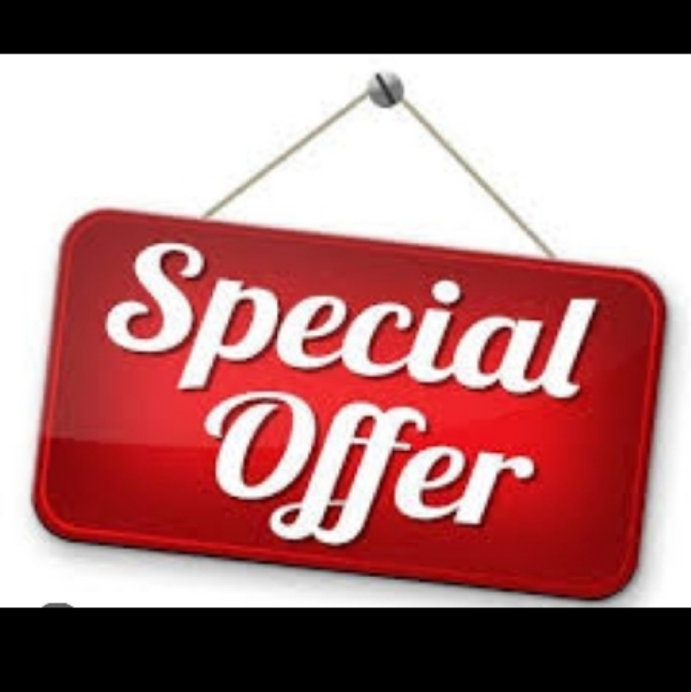 Special offers. Bundle. Free shipping.